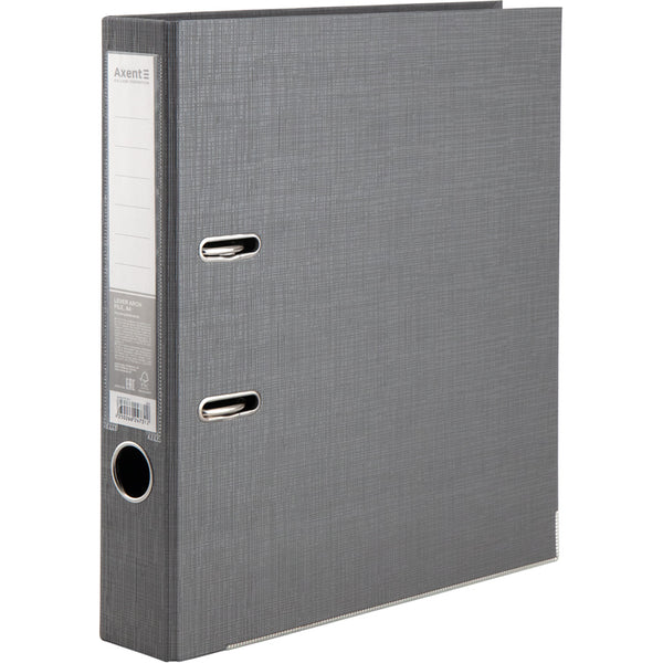 Ordner Axent Prestige+ 1721-34P-A, beidseitig, A4, 50 mm, zerlegt, silber