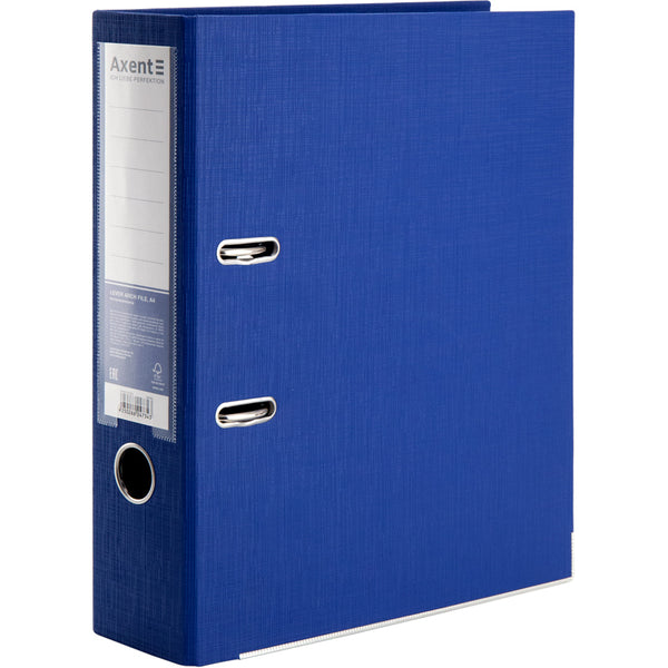 Ordner Axent Prestige+ 1722-02P-A, beidseitig, A4, 75 mm, zerlegt, blau