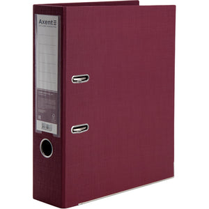 Ordner Axent Prestige+ 1722-05P-A, beidseitig, A4, 75 mm, zerlegt, bordeaux