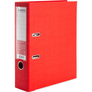 Ordner Axent Prestige+ 1722-06P-A, beidseitig, A4, 75 mm, zerlegt, rot