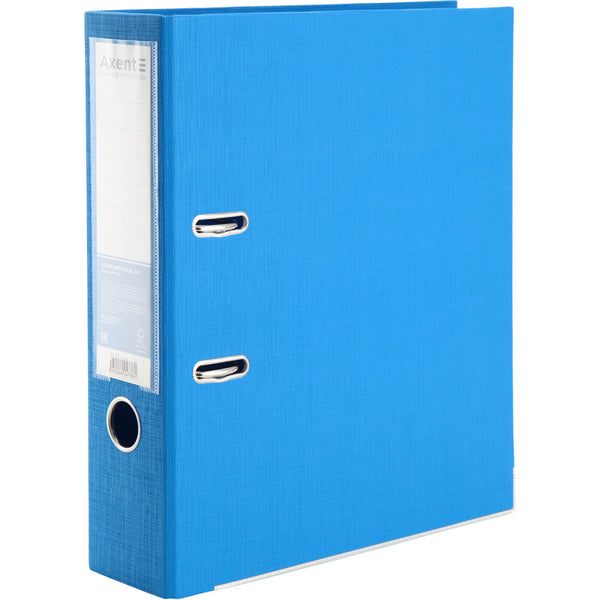 Ordner Axent Prestige+ 1722-07P-A, beidseitig, A4, 75 mm, zerlegt, blau