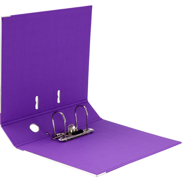 Lever-arch file Axent Prestige+ 1722-11P-A, 7,5 cm, double-sided, non-assembled, violet