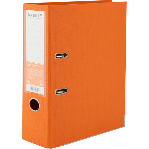 Lever-arch file Axent Prestige+ 1722-12P-A, 7,5 cm, double-sided, non-assembled, orange