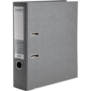 Ordner Axent Prestige+ 1722-34P-A, beidseitig, A4, 75 mm, zerlegt, silber