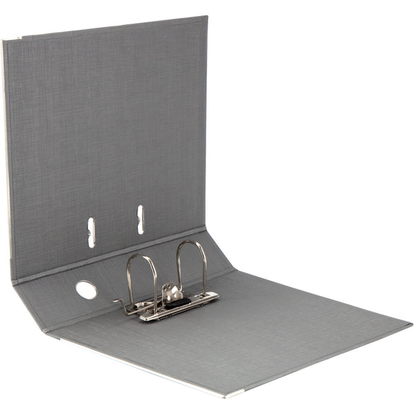 Ordner Axent Prestige+ 1722-34P-A, beidseitig, A4, 75 mm, zerlegt, silber
