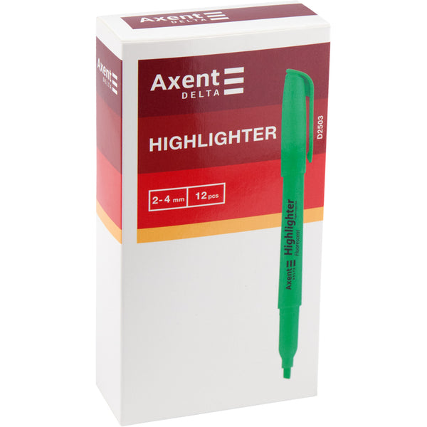 Delta Highlighter D2503-04, 2-4 mm, keilförmiger, grün