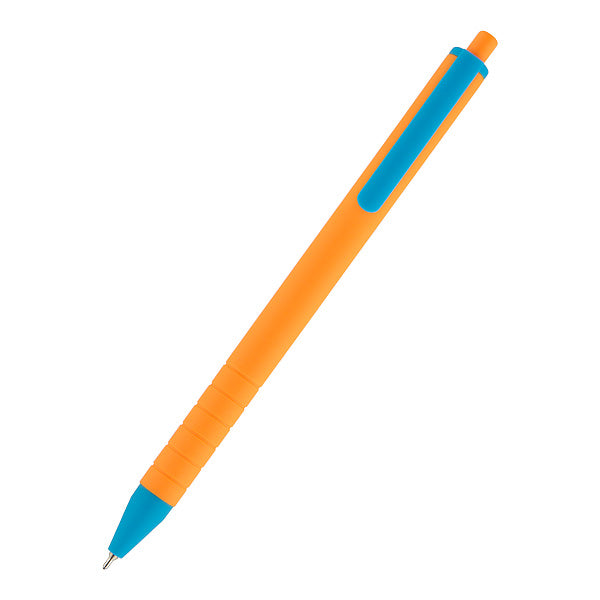Semi-gel pen Axent Reporter Color AB1069-02-A, retractable, blue