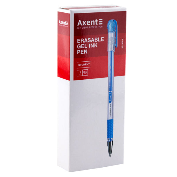 Gelschreiber "write-erase" Axent Student AG1071-02-A, 0,5 mm, blau