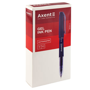 Gelschreiber Axent Autographe AG1007-02-A, 0,5 mm, blau