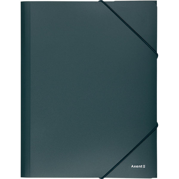 Folder with elastic bands Axent 1508-05-A, А4, green