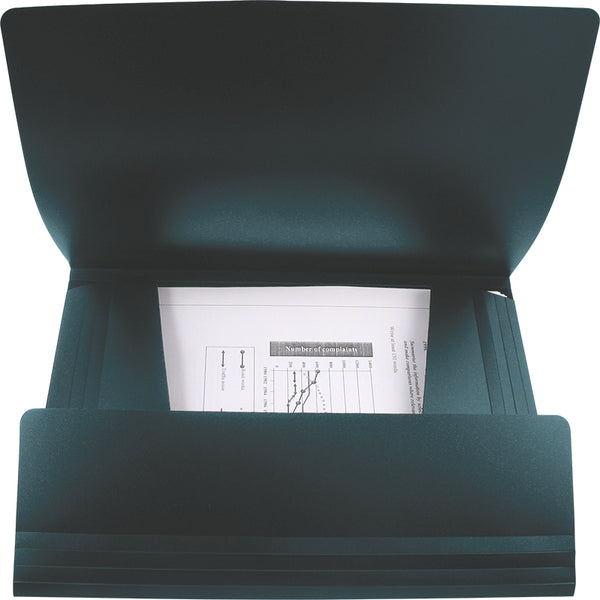 Folder with elastic bands Axent 1508-05-A, А4, green