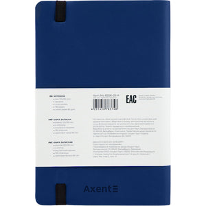 Notebook Axent Partner Soft 8206-02-A, 125*195 mm, 96 sheets, squared paper, blue
