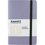 Notebook Axent Partner Soft 8206-34-A, 125*195 mm, 96 sheets, squared paper, silver