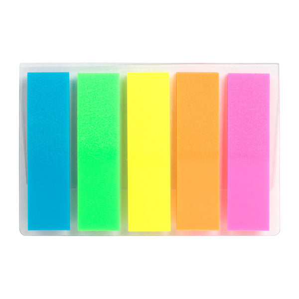 Index-Haftstreifen Delta D2450-01 12x45 mm, 125 Stuck, neonfarben