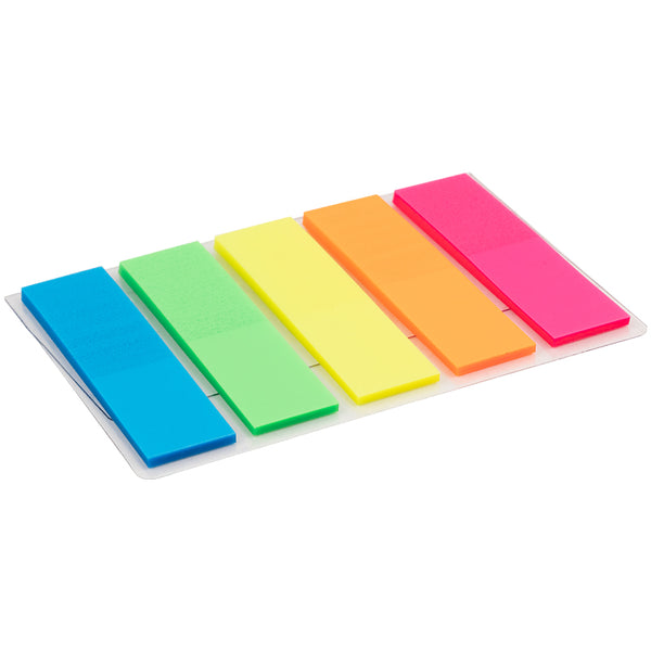 Index-Haftstreifen Delta D2450-01 12x45 mm, 125 Stuck, neonfarben