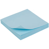 Haftnotizblock Delta D3314-04, 75x75 mm, Papierblock mit Kleberücken, 100 Blatt, blau