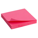 Haftnotizblock Delta D3414-13, 75x75 mm, Papierblock mit Kleberückseite, 100 Blatt, rosa
