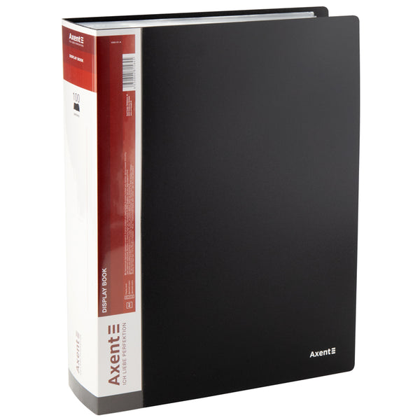 Sichtbuch Axent 1200-01-A, A4, 100 Hüllen, schwarz