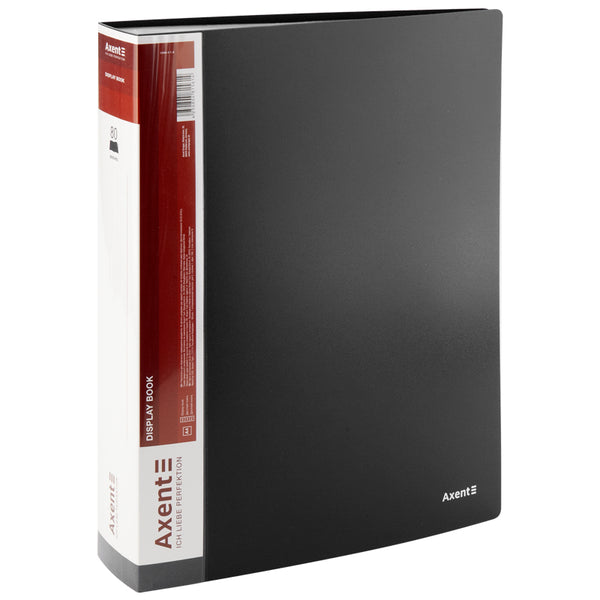 Display-book, 80 files, black