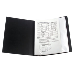 Display-book, 80 files, black