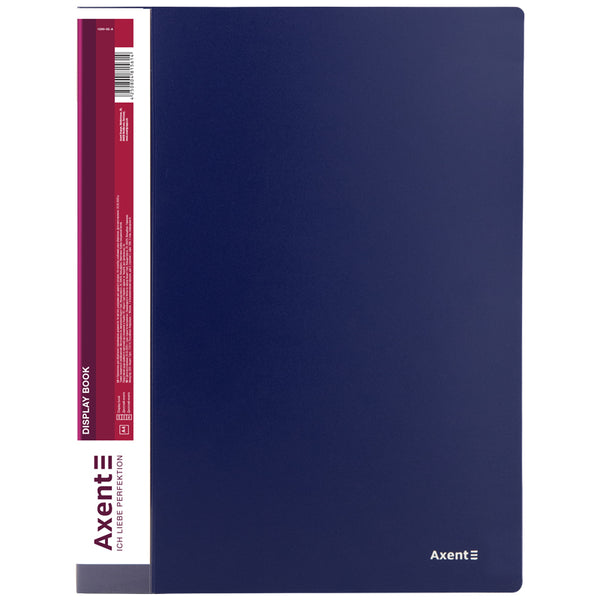 Display-book, 80 files, blue