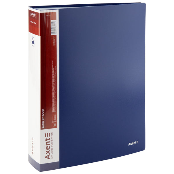 Display-book, 80 files, blue