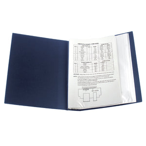 Display-book, 80 files, blue