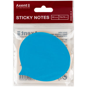 Haftnotizblock Axent 2443-03-A, 70x70 mm, 50 Blätter, Zitat