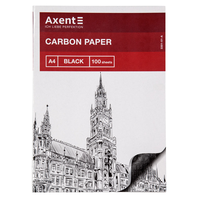 Kopierpapier Axent 3301-01-A, 100 Blatt A4, schwarz