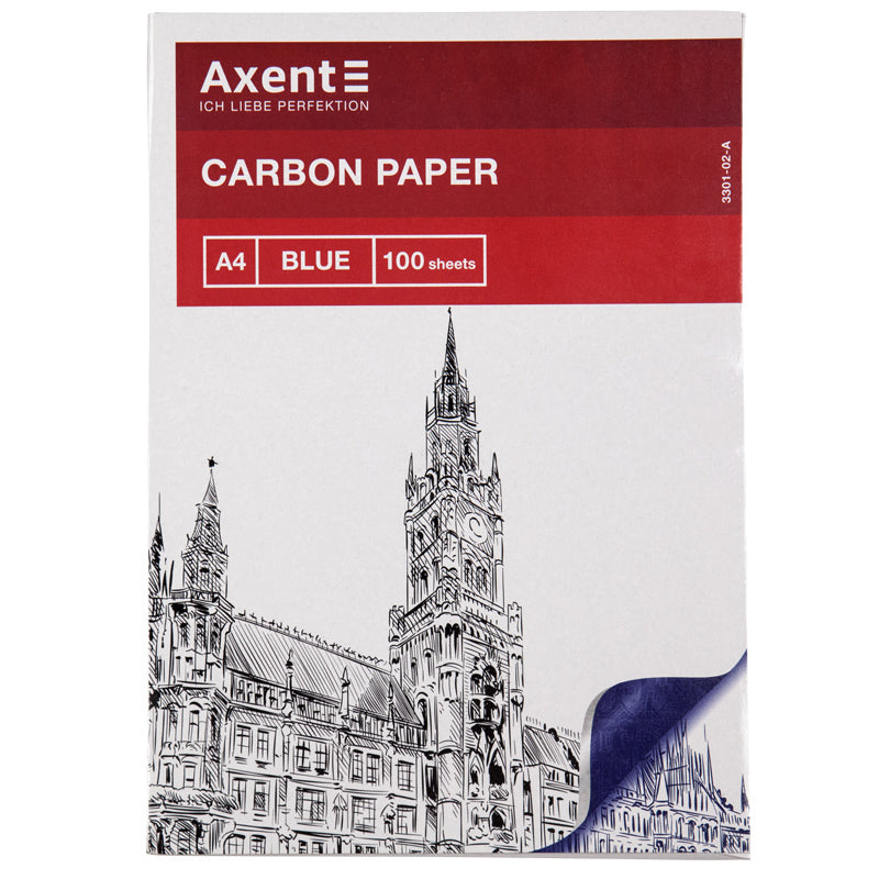 Kopierpapier Axent 3301-02-A, 100 Blatt A4, blau
