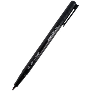 CD/DVD Textmarker Delta D2703-01, 1 mm, rund, schwarz