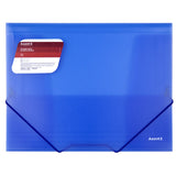 Ordner mit Gummibändern Axent 1501-22-A, A4, transparent blau