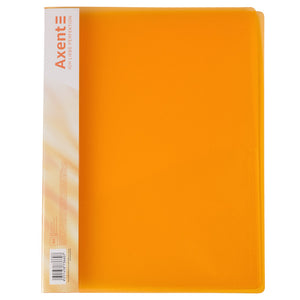 Clip folder Axent 1304-25-A, A4, transparent orange
