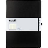 Notizbuch Axent Partner Grand 8203-01-A, A4, 210x295 mm, 100 Blatt, kariert, harter Einband, schwarz