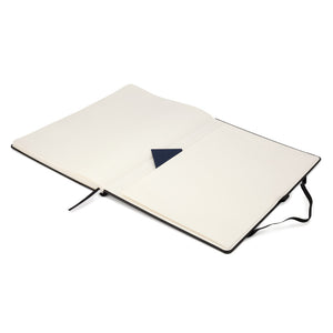 Notizbuch Axent Partner Grand 8203-01-A, A4, 210x295 mm, 100 Blatt, kariert, harter Einband, schwarz