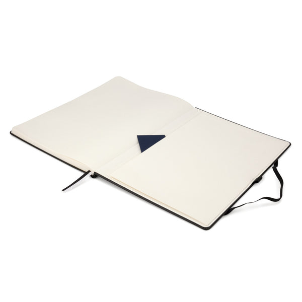 Notizbuch Axent Partner Grand 8203-01-A, A4, 210x295 mm, 100 Blatt, kariert, harter Einband, schwarz