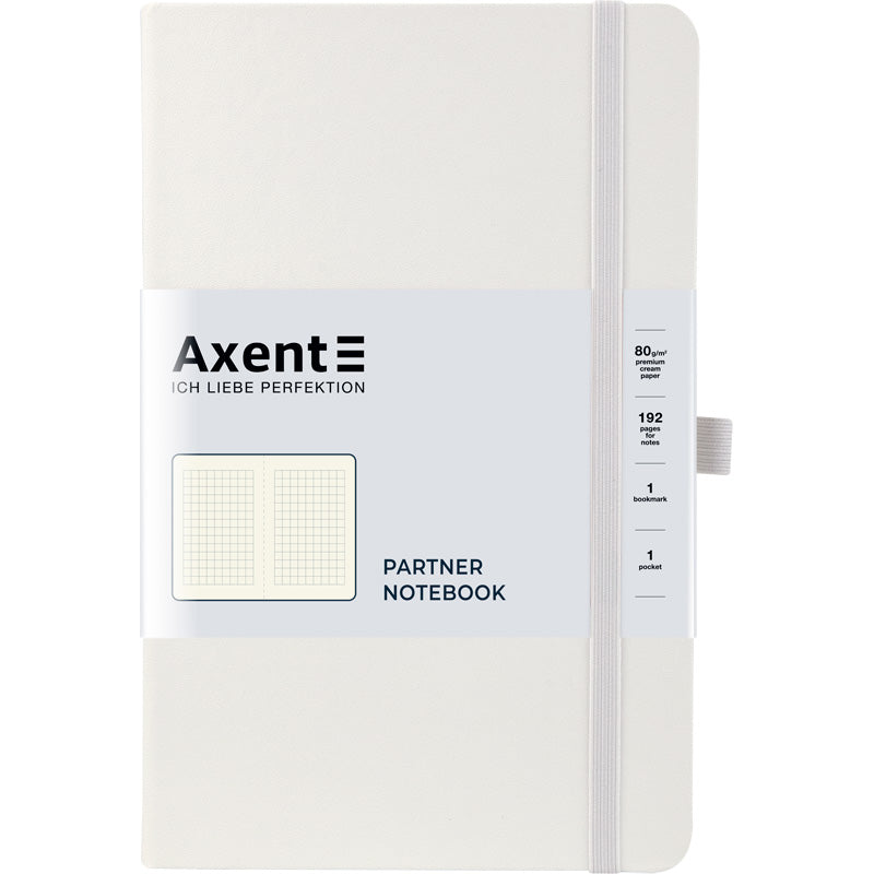 Notizbuch Axent Partner 8201-21-A, 125x195 mm, 96 Blatt, kariert