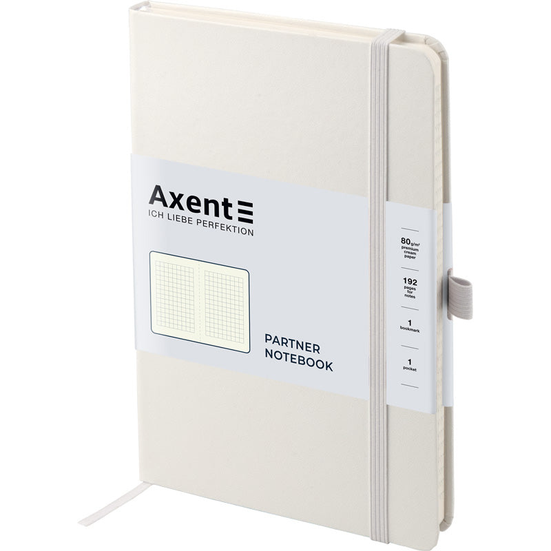 Notizbuch Axent Partner 8201-21-A, 125x195 mm, 96 Blatt, kariert