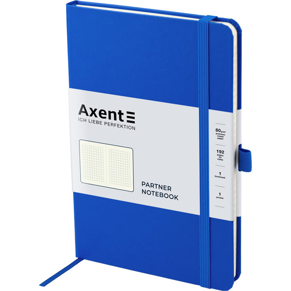 Notizbuch Axent Partner 8201-07-A, 125x195 mm, 96 Blatt, kariert