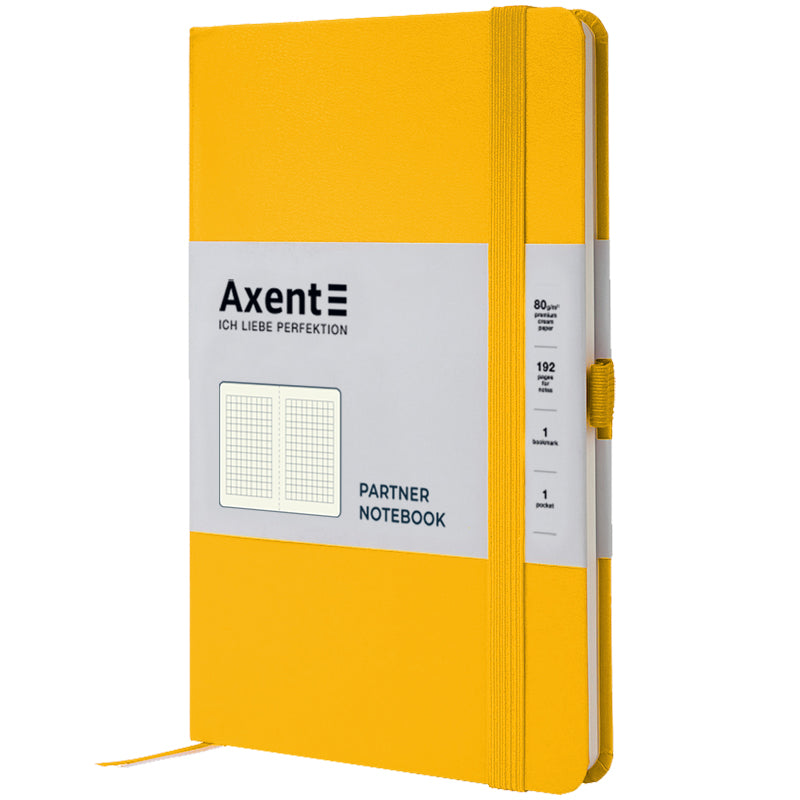 Notizbuch Axent Partner 8201-08-A, 125x195 mm, 96 Blatt, kariert