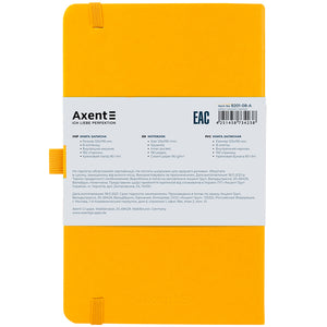 Notizbuch Axent Partner 8201-08-A, 125x195 mm, 96 Blatt, kariert