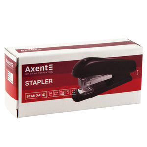 Stapler Axent Standard 4223-06-A, plastic, №24/6, 20 sheets, red