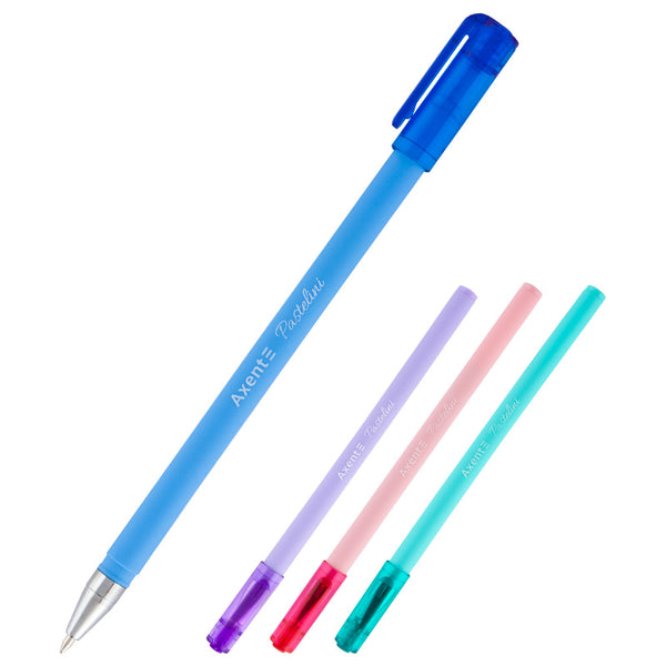 Kugelschreiber Axent Pastelini AB1083-02-A, 0,7 mm, blau
