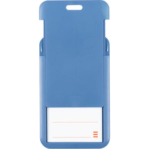Vertikaler Badge-Slider Axent 4500V-02-A 54x85 mm, blau