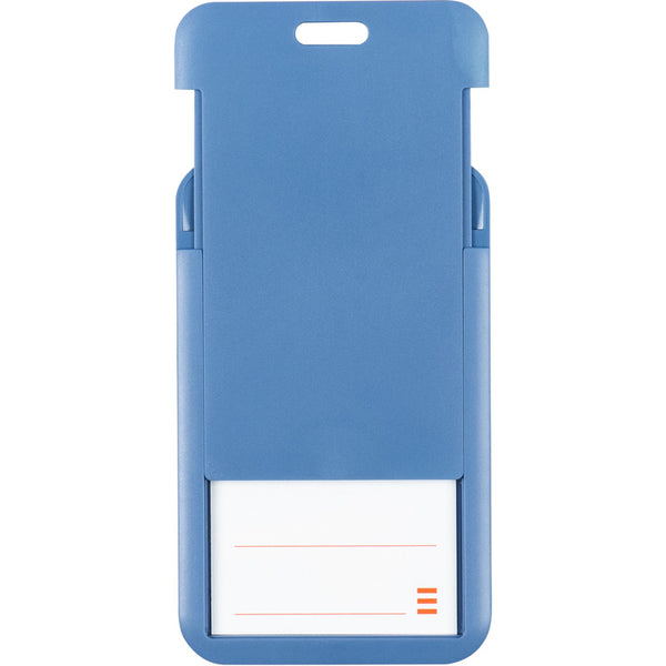 Vertikaler Badge-Slider Axent 4500V-02-A 54x85 mm, blau