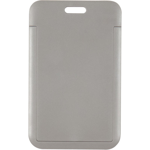 Vertikaler Badge-Slider Axent 4500V-03-A 54x85 mm, grau