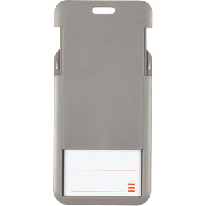 Vertikaler Badge-Slider Axent 4500V-03-A 54x85 mm, grau