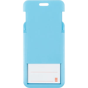 Vertikaler Badge-Slider Axent 4500V-22-A 54x85 mm, blau