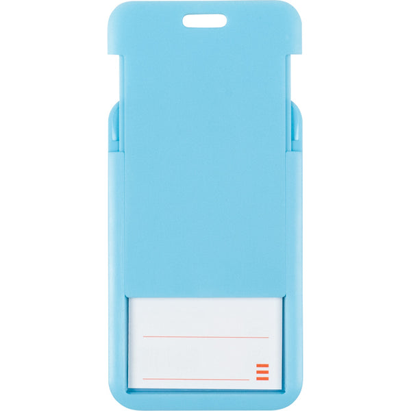 Vertikaler Badge-Slider Axent 4500V-22-A 54x85 mm, blau