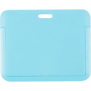 Name badge Axent 4500H-22-A, vertical, PP, light blue